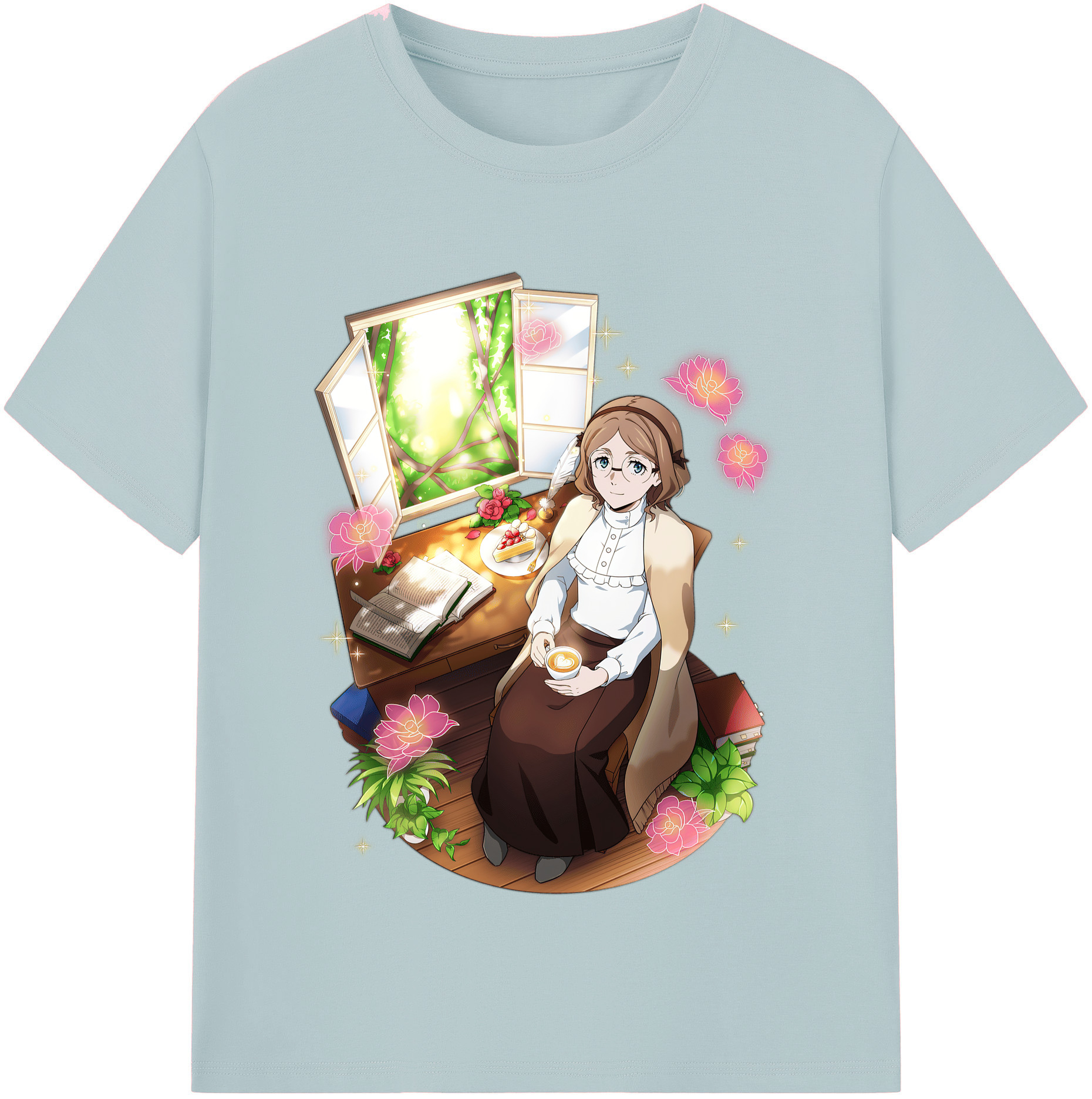 （画像用） 文豪ストレイドッグス Bungo Stray Dogs 綿100％半袖Tシャツ（フロントプリント）